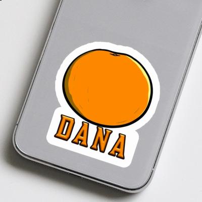 Orange Autocollant Dana Notebook Image