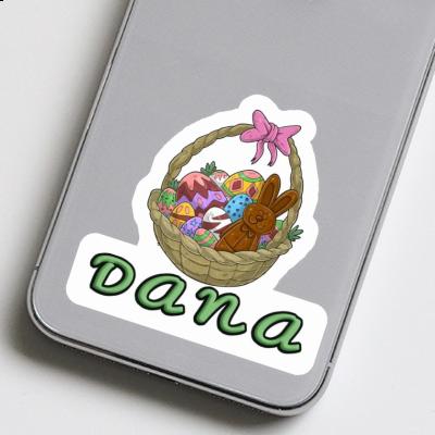 Sticker Dana Easter basket Notebook Image