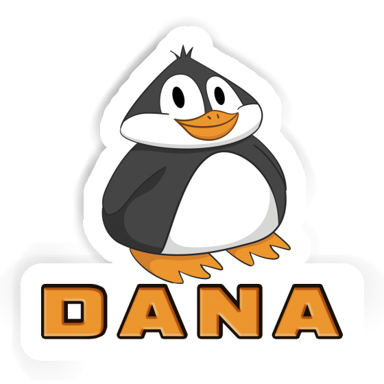 Dana Sticker Fat Penguin Notebook Image