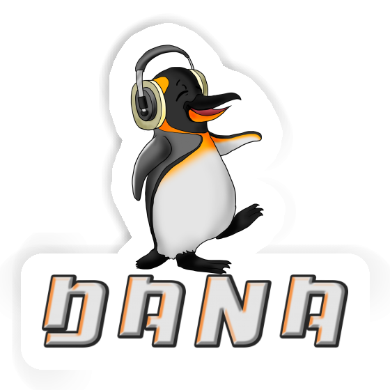 Dana Aufkleber Musik-Pinguin Gift package Image