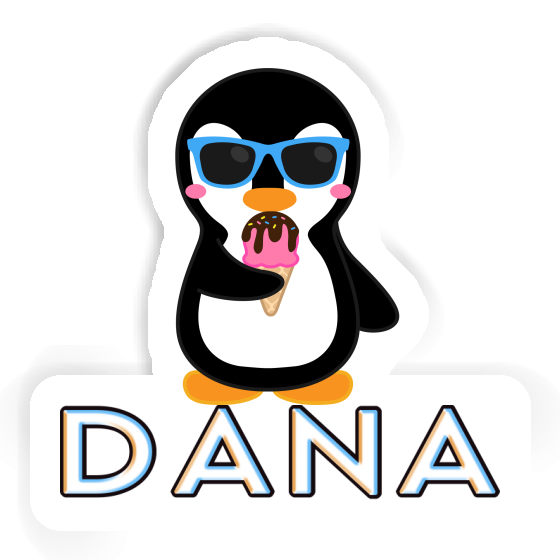Dana Autocollant Pingouin Laptop Image