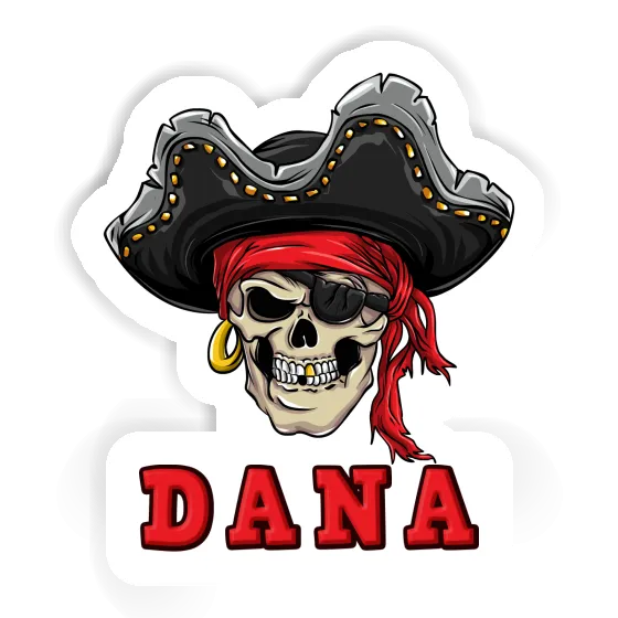 Pirat Aufkleber Dana Notebook Image