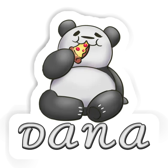 Dana Autocollant Pizza-Panda Notebook Image
