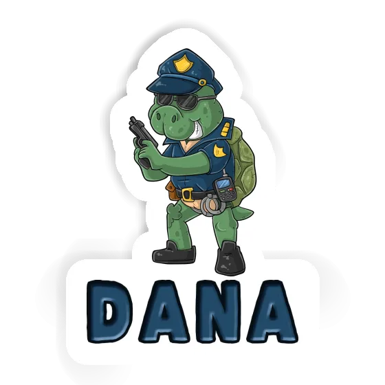Sticker Dana Police Officer Image
