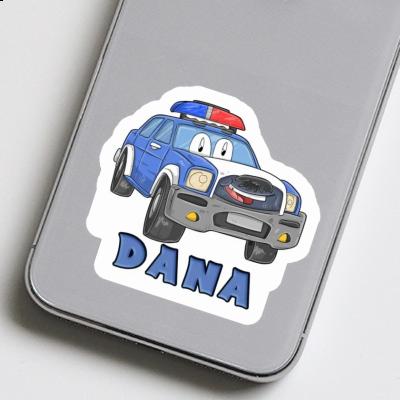 Sticker Police Car Dana Notebook Image