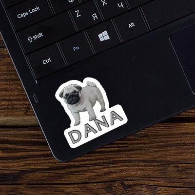Sticker Pug Dana Laptop Image