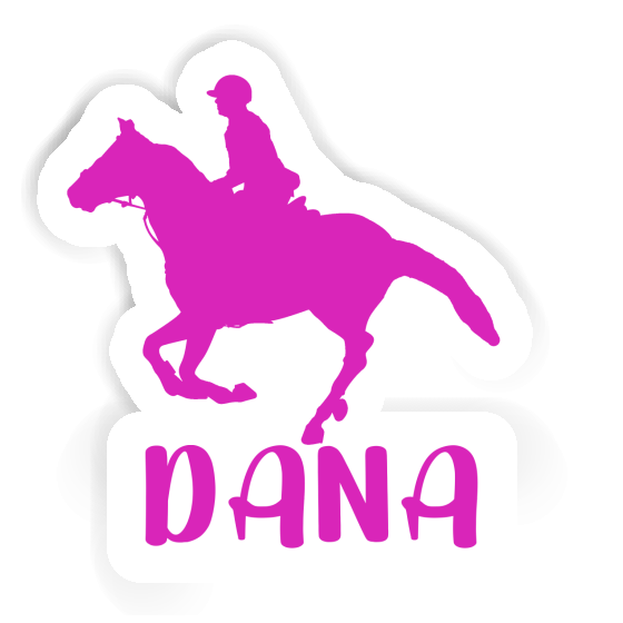 Dana Sticker Horse Rider Notebook Image