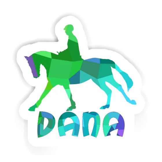 Horse Rider Sticker Dana Laptop Image