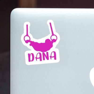 Sticker Ring gymnast Dana Notebook Image