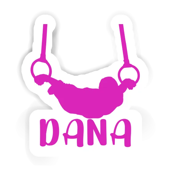 Sticker Ring gymnast Dana Laptop Image