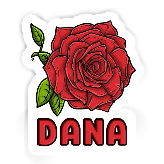 Rose blossom Sticker Dana Notebook Image