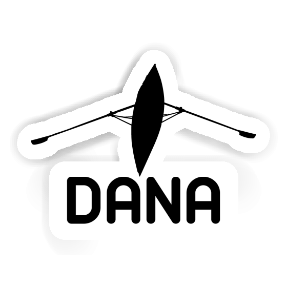 Bateau à rames Autocollant Dana Image