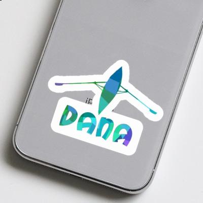 Bateau à rames Autocollant Dana Laptop Image