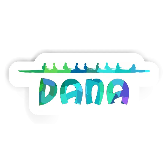 Sticker Dana Ruderboot Notebook Image
