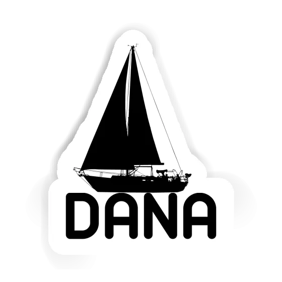 Sticker Segelboot Dana Notebook Image