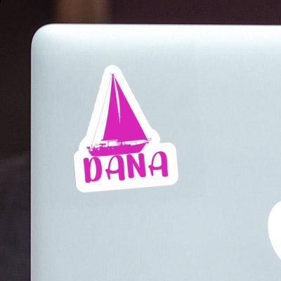 Dana Sticker Sailboat Image