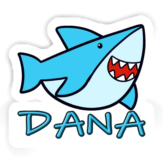 Sticker Dana Shark Laptop Image