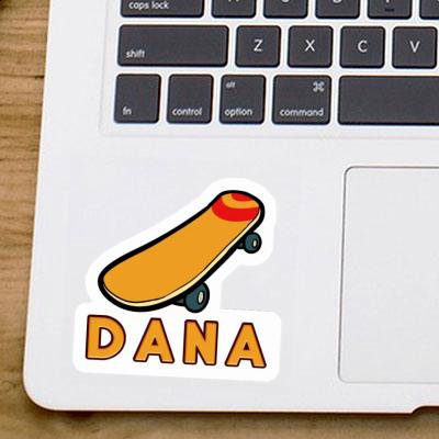 Skateboard Sticker Dana Notebook Image