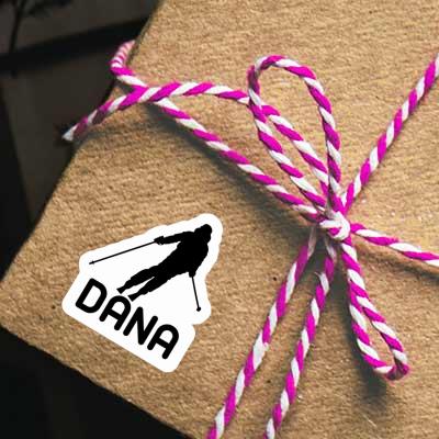 Sticker Dana Skier Notebook Image