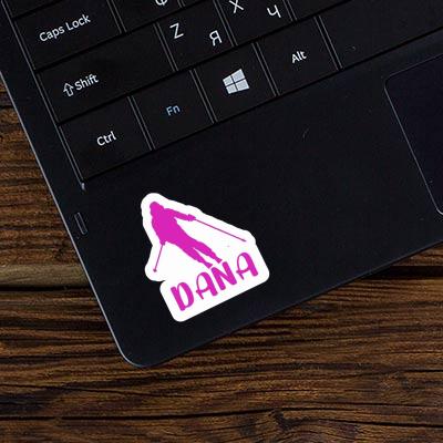 Sticker Skier Dana Laptop Image