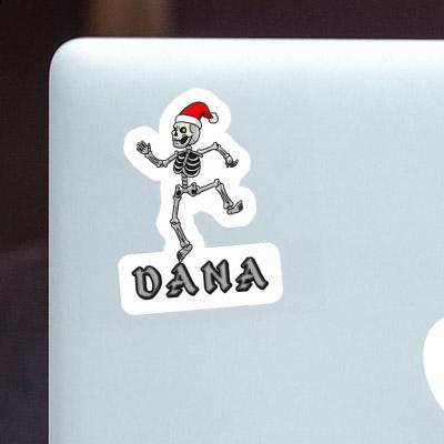 Sticker Dana Weihnachts-Skelett Gift package Image