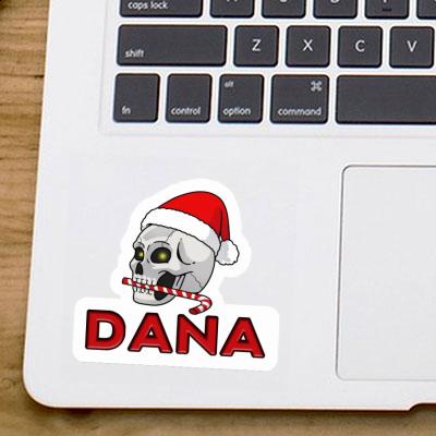 Sticker Christmas Skull Dana Gift package Image