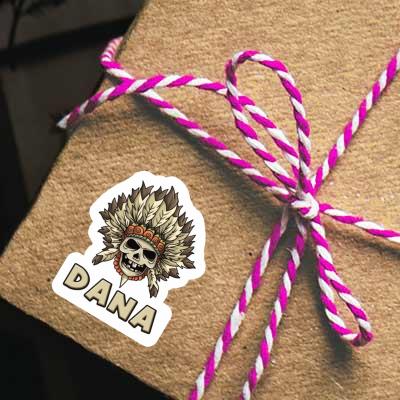 Aufkleber Kinder Totenkopf Dana Gift package Image