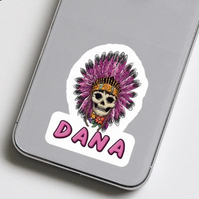 Dana Sticker Womens Skull Laptop Image