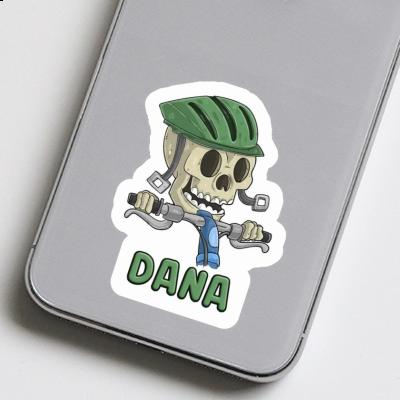 Fahrradfahrer Sticker Dana Laptop Image
