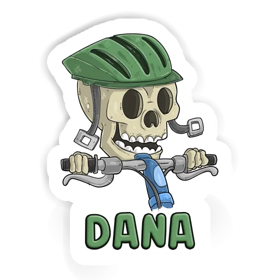Sticker Bicycle Rider Dana Laptop Image