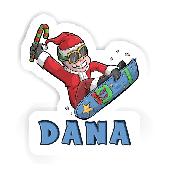 Dana Aufkleber Snowboarder Gift package Image