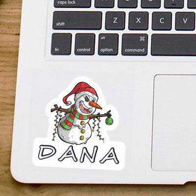 Bonhomme de neige Autocollant Dana Image