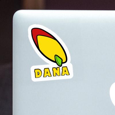 Aufkleber Dana Surfboard Laptop Image