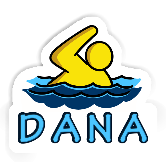 Schwimmer Sticker Dana Laptop Image