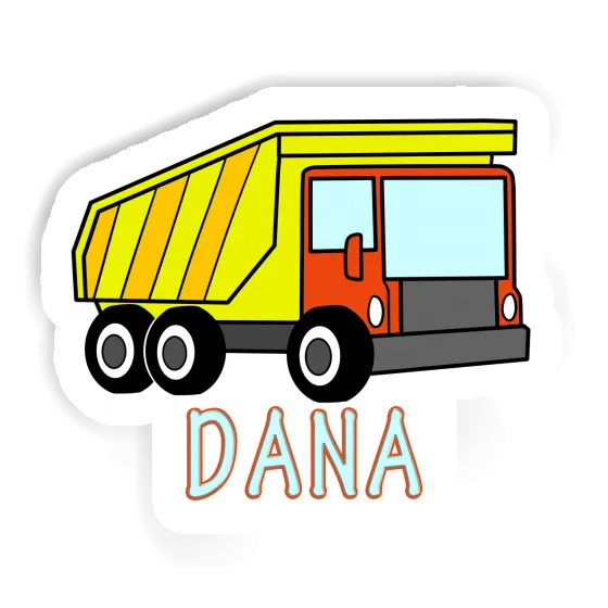 Camion à benne Autocollant Dana Notebook Image