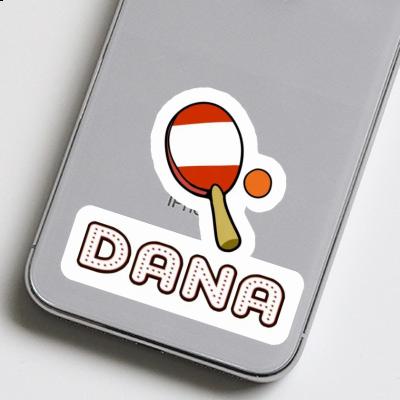 Table Tennis Paddle Sticker Dana Notebook Image