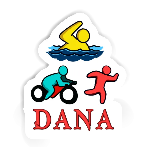 Triathlet Sticker Dana Image