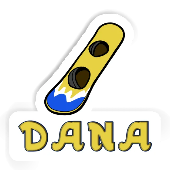 Wakeboard Aufkleber Dana Image