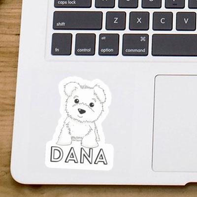 Sticker Dana Westie Laptop Image