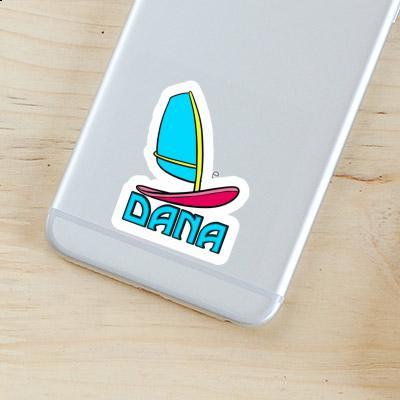 Sticker Dana Windsurfbrett Notebook Image