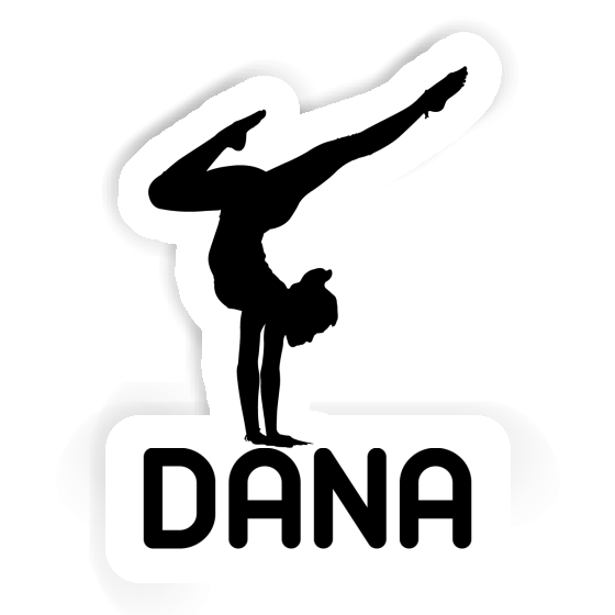 Yoga Woman Sticker Dana Notebook Image