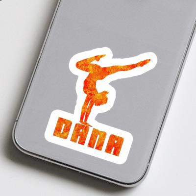 Sticker Yoga Woman Dana Laptop Image