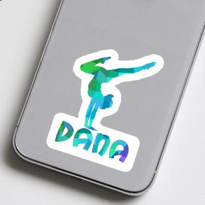 Dana Aufkleber Yoga-Frau Gift package Image