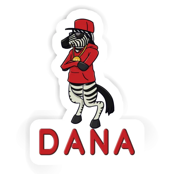 Autocollant Zebra Dana Gift package Image