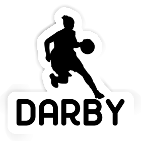 Basketball Player Sticker Darby Image