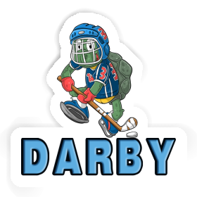 Ice-Hockey Player Sticker Darby Image