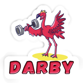 Sticker Weight Lifter Darby Image