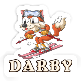 Darby Sticker Skier Image