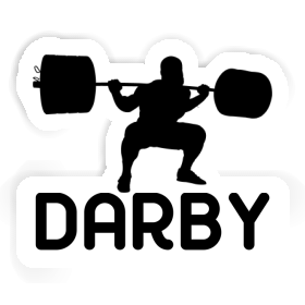 Weightlifter Sticker Darby Image