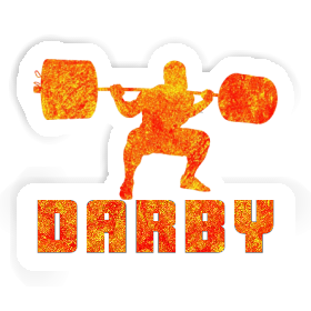 Sticker Weightlifter Darby Image